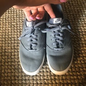 Nike Grey slip on sneakers size 7